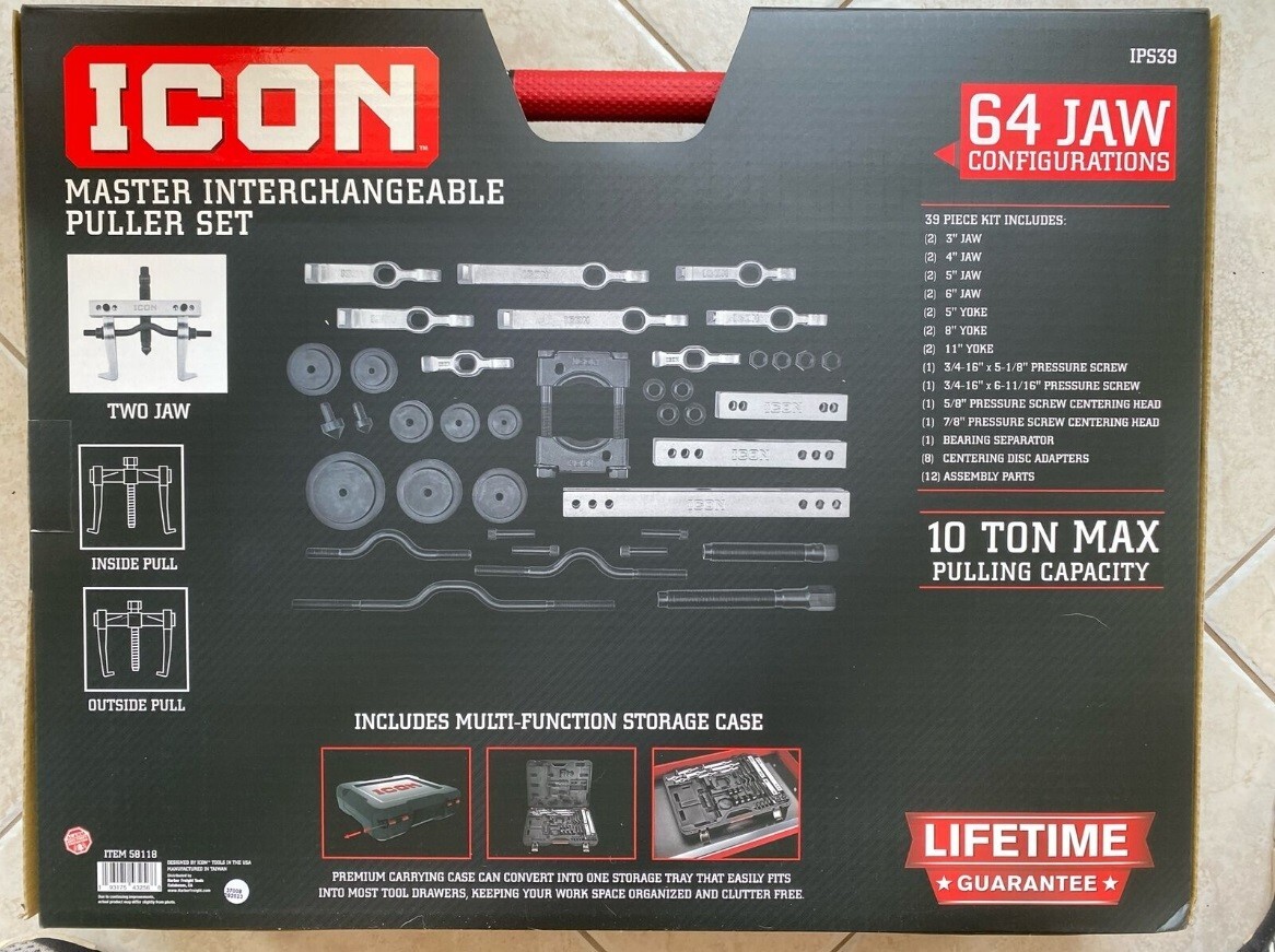 Professional Master Interchangeable Puller Set
