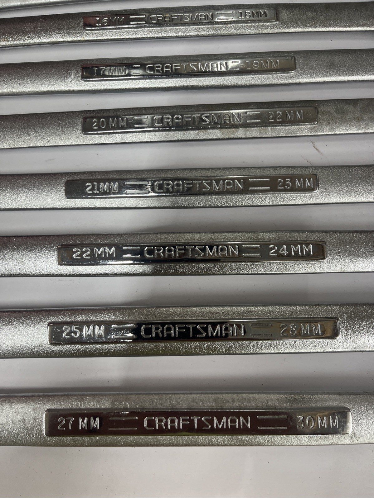 Craftsman Metric Double Box End Wrench Set 12 Point 6mm -30mm 12pc USA BIN READ