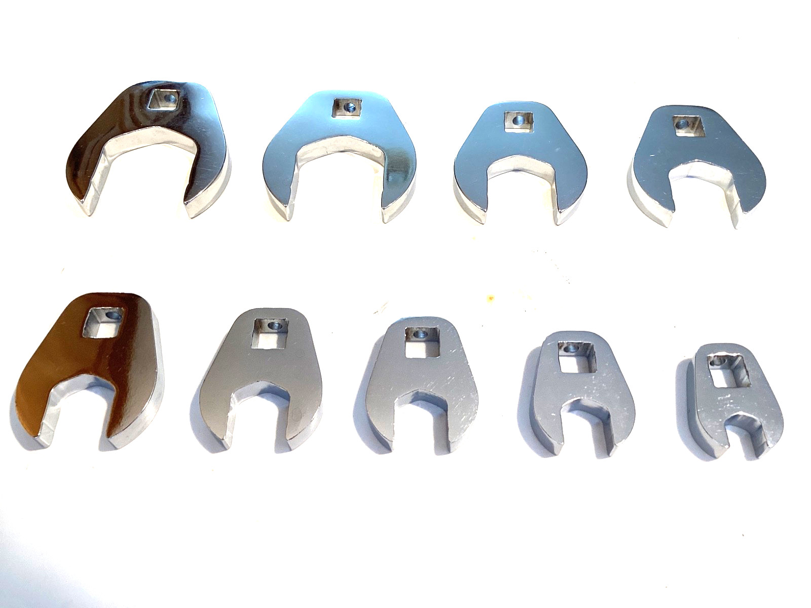 Proto Tools MINT 9 Piece 3/8” Drive SAE Chrome Crowfoot Wrench Set USA MADE