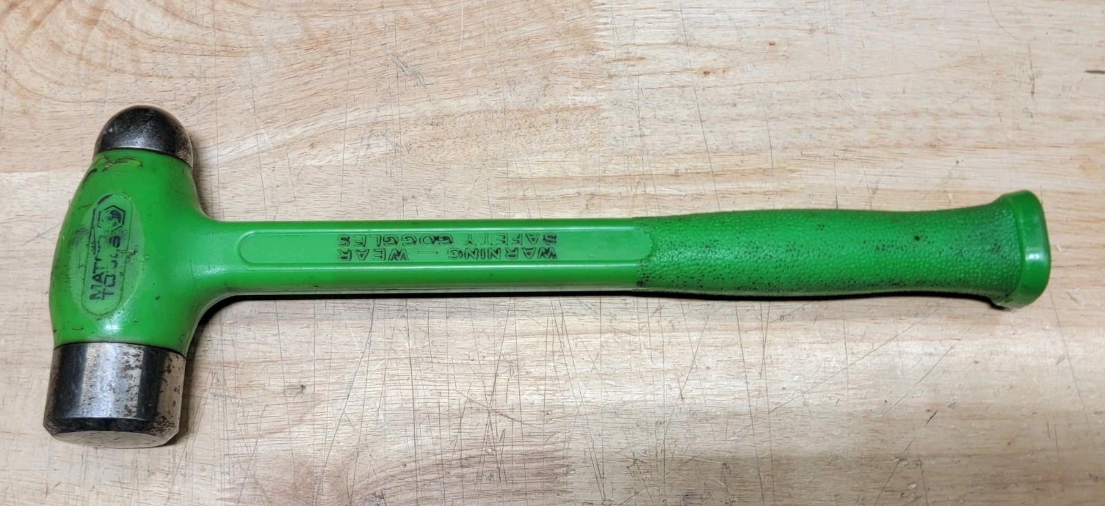 Matco Tools 32oz Ounce Ball Peen Dead Blow Hammer Green BH32DB Made in USA