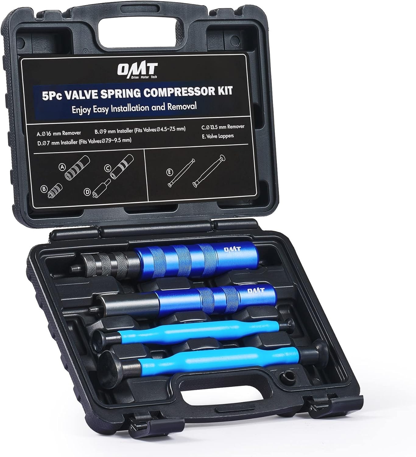 Pro Valve Keeper Tool Kit: Remover Installer, Lappers, Durability, Wide Engin…