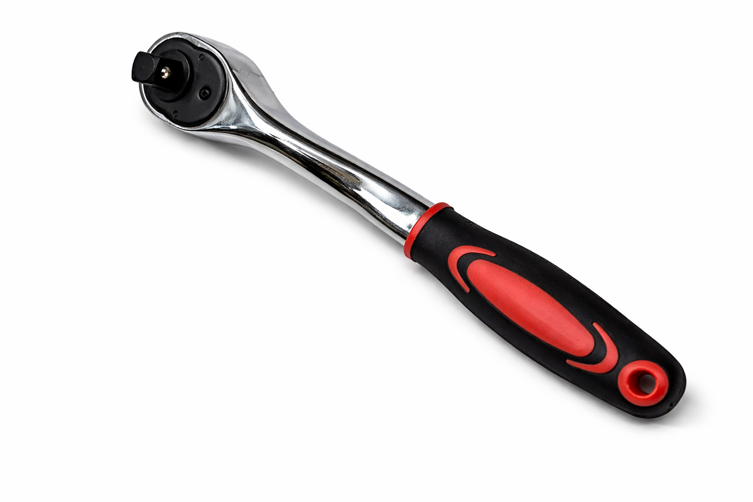 Dual Head Ratchet 3/8″ & 1/2″ Drive 72 Tooth Forward-Reverse Rubber Grip 10″ L
