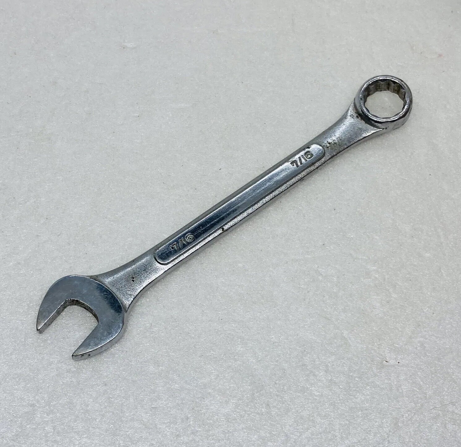 Vintage Forged Alloy Steel Wrench Tool 7/16” Japan Made 5.25” T1