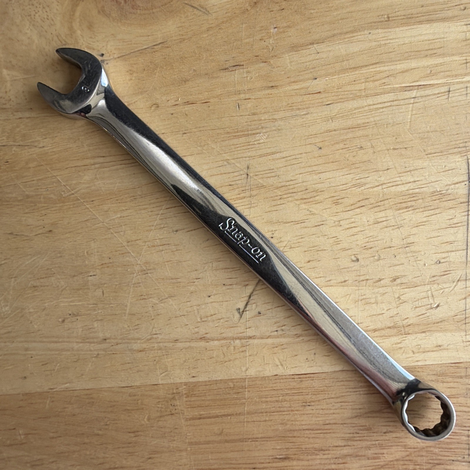 Snap On Tools 8mm Short Length Combination Wrench 12 Point OEXM8 Vtg USA