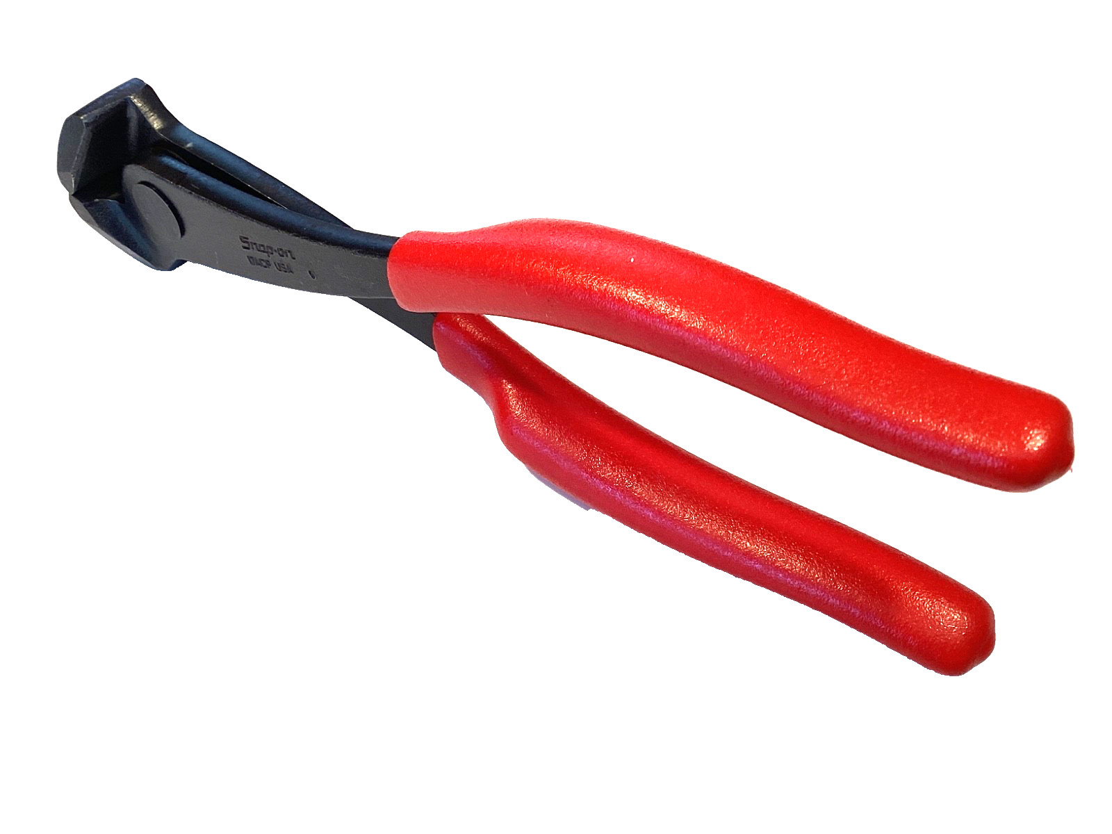 Snap On Tools USA 7.5” Long End Nipper Pliers RED Comfort Grip Handle 17ACP NICE