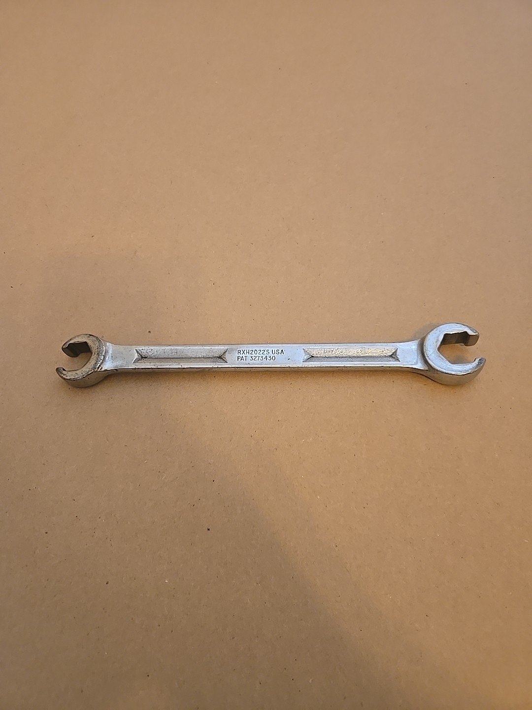 Snap On 5/8″-11/16″ 6PT SAE Chrome Flare Nut End Wrench USA RXH2022S