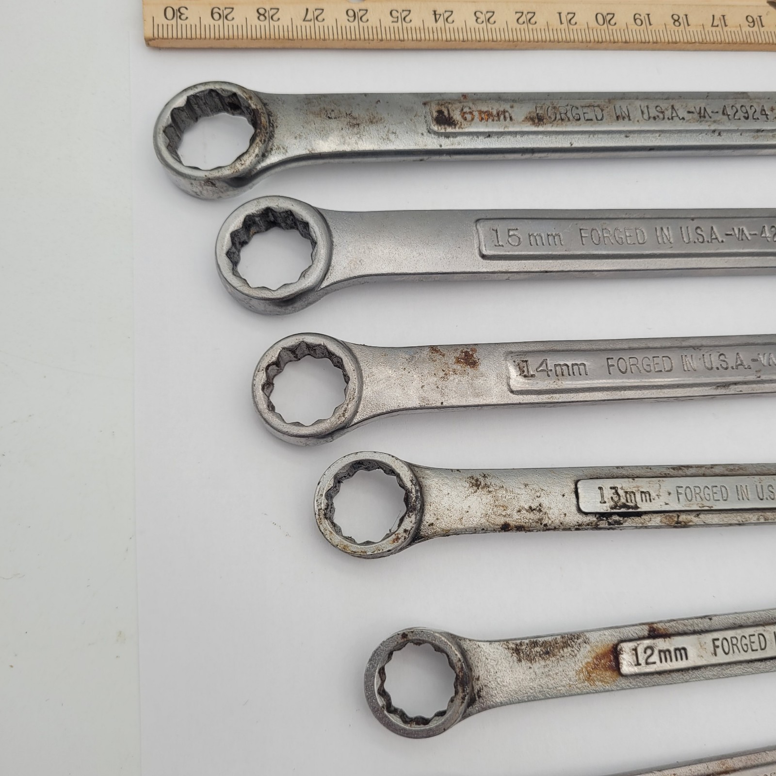 CRAFTSMAN USA Metric 12pt Combination 10pc Wrench Set 6mm to 16mm -V^- VV Lot