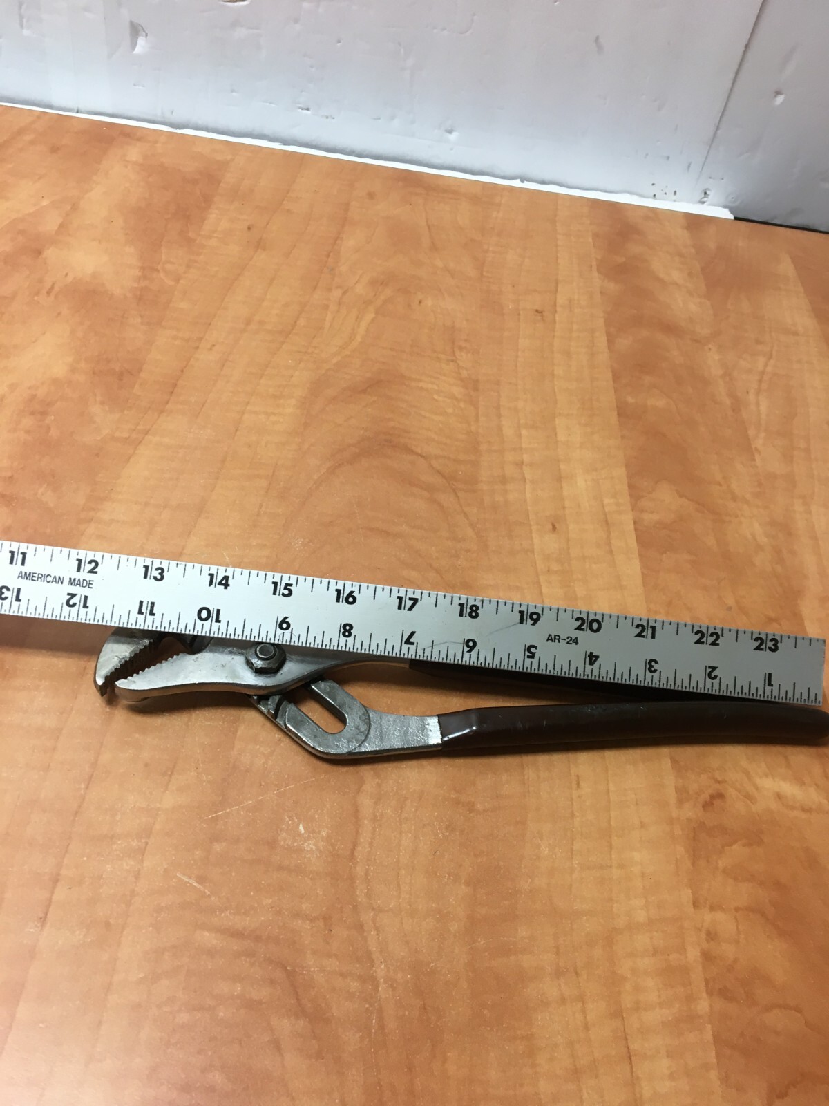 BLUE POINT 12″ ADJUSTABLE SLIP JOINT PLIERS HL112P USA Brown Handles