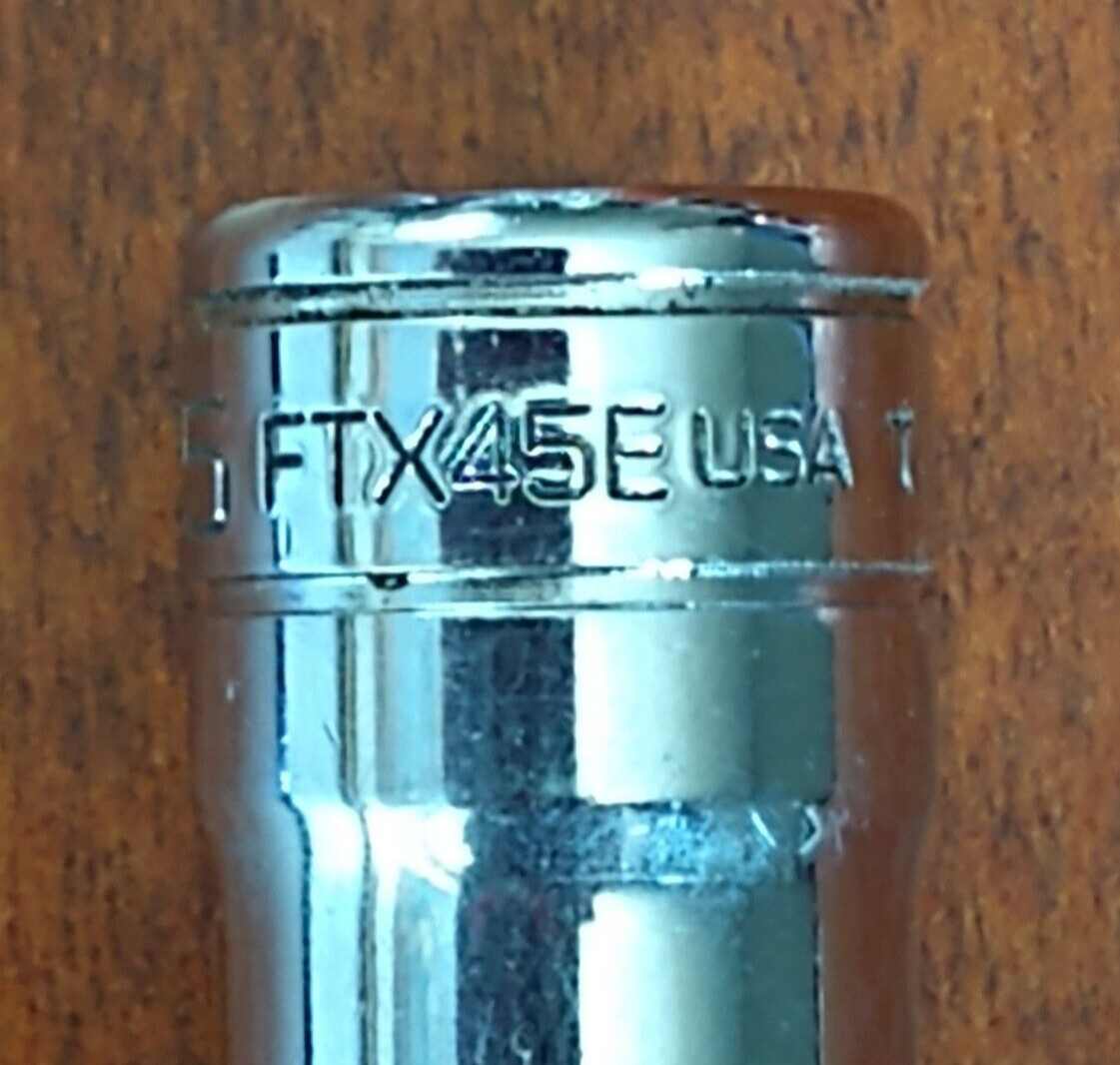 SNAP ON FTX45E, 3/8″ DRIVE, T45 TORX BIT.