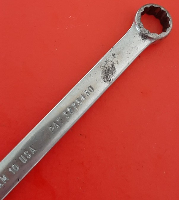 Snap-on Tools 10mm 12pt Point Combination Wrench OEXM10 USA Engraved