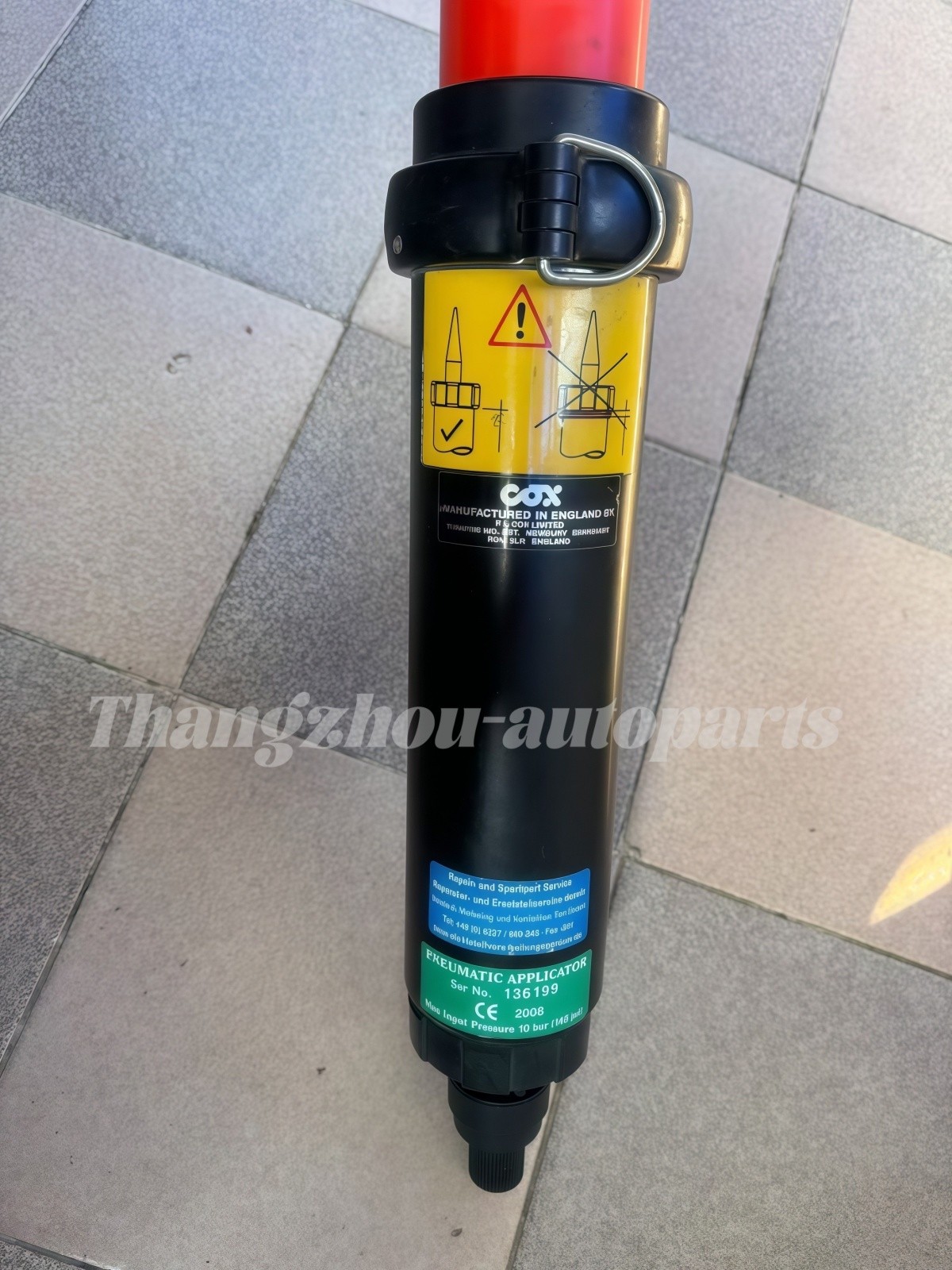 Window Pneumatic Double Cartridge Adhesive Gun VAS5237 For VW Audi Porsche