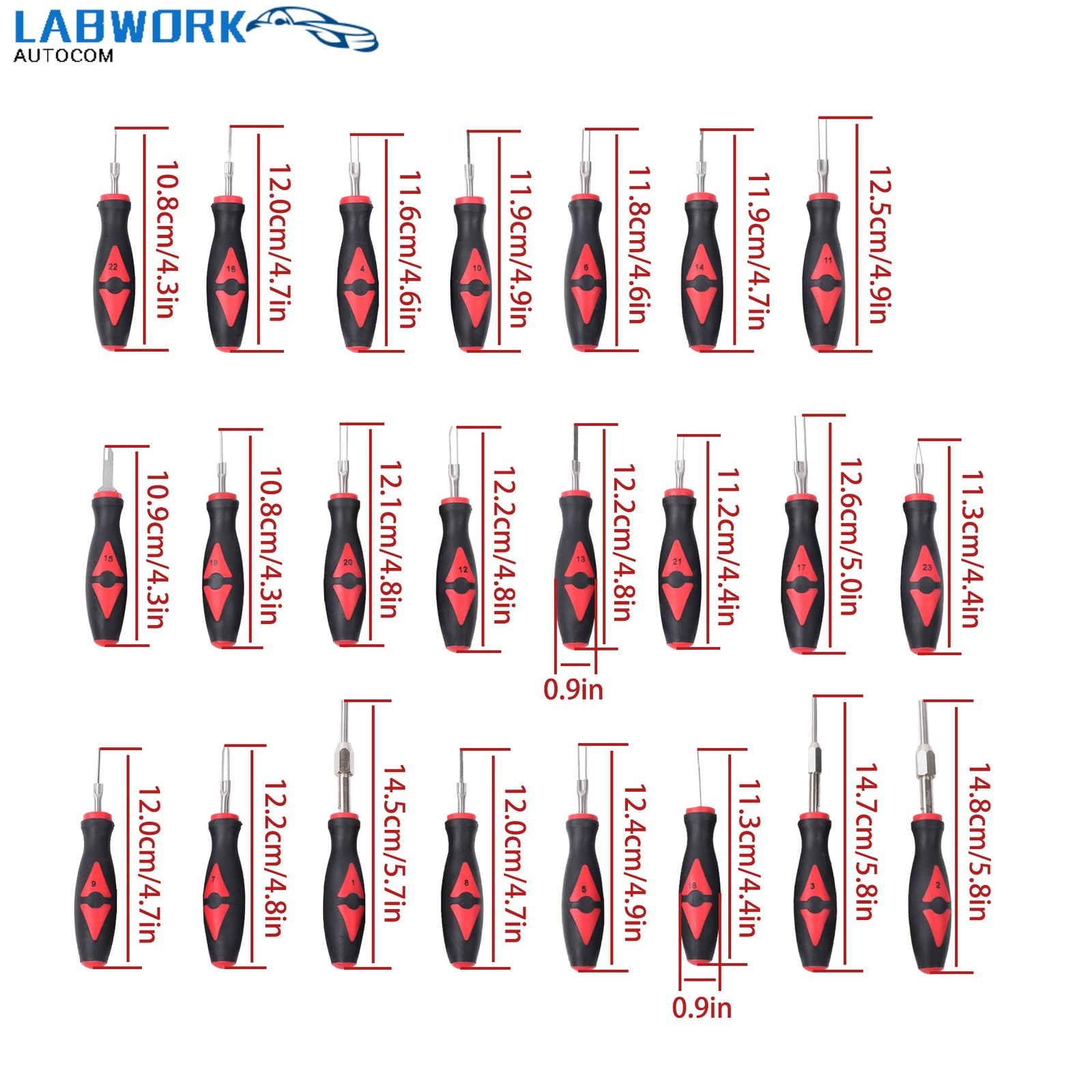 23PCS/Set Universal Terminal Release Electrical Connector Removal Tool Kit