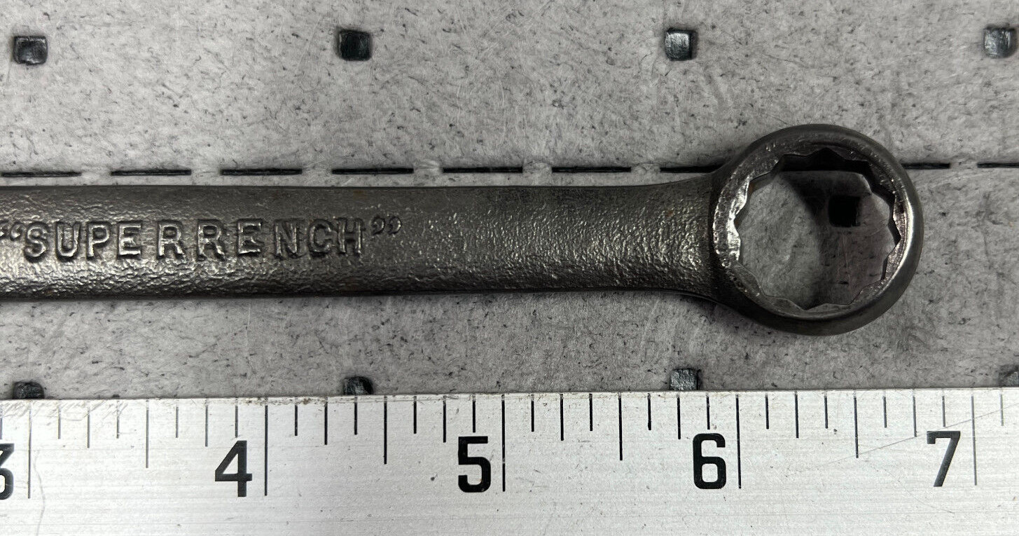 Vintage Williams Superrench 1163 9/16″ 12 Point Combination Wrench SAE Made USA
