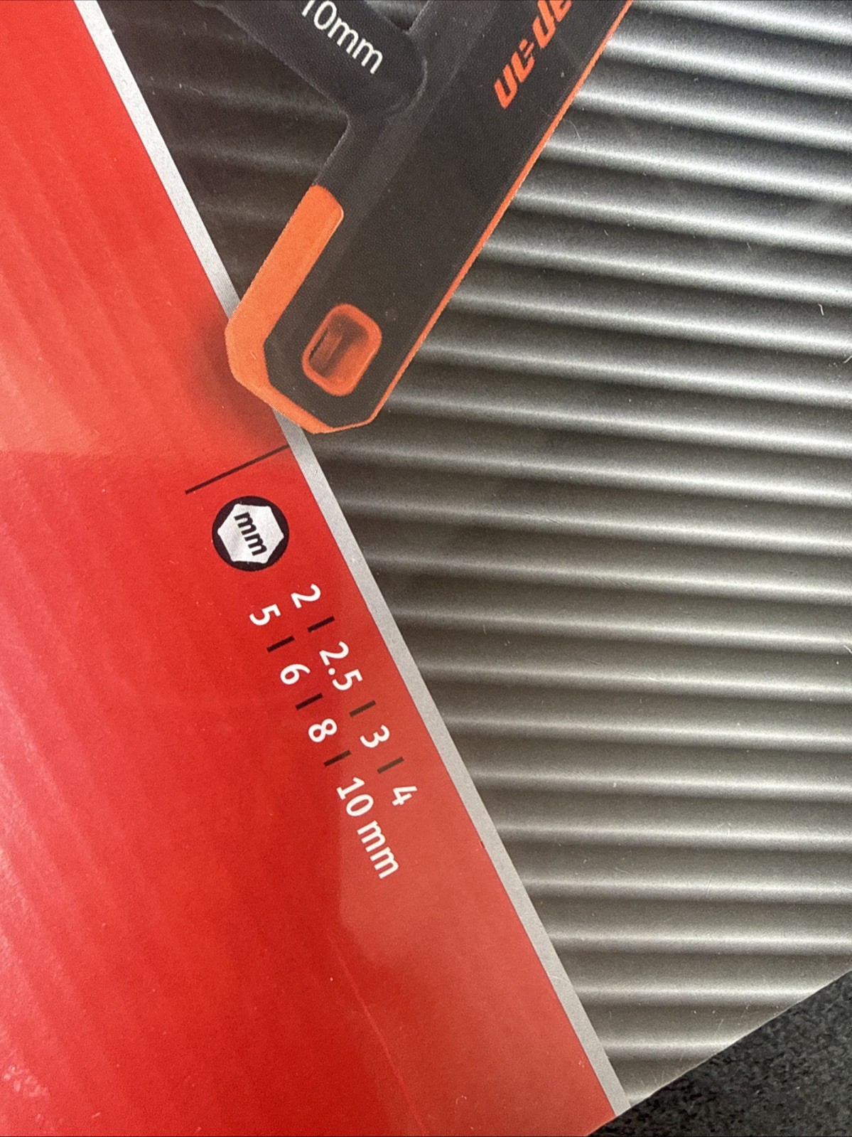 ForSnap-On Orange 8 pc Metric T-Shaped/L-Shaped Hex Wrench (2–10 mm) AWSGM800BO
