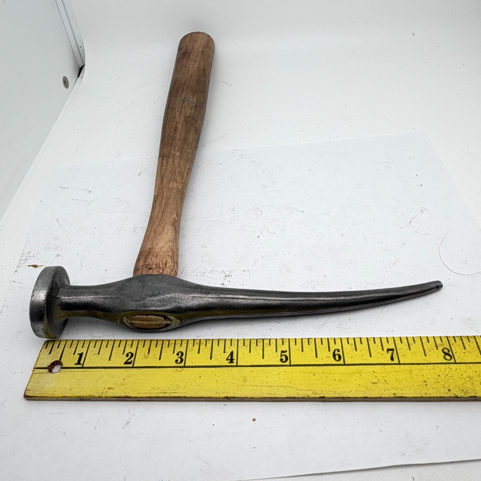 Vintage Long Curved Spot Pick Auto Body Hammer – Metalworks. New Handle Clean!