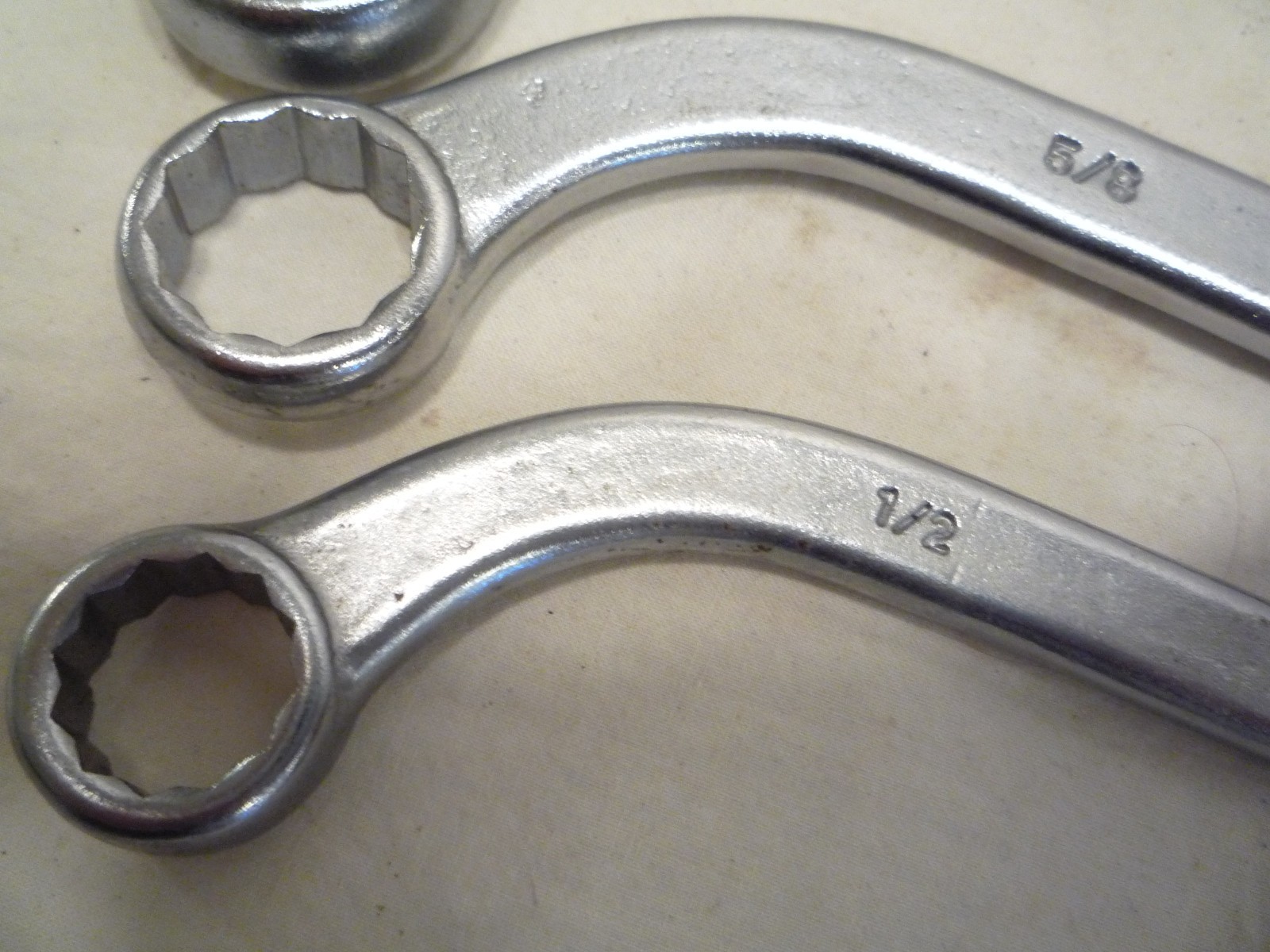 NICE – 3 pc Half Moon Curved Obstruction 12 pt Box Wrench set 7/16 -3/4”