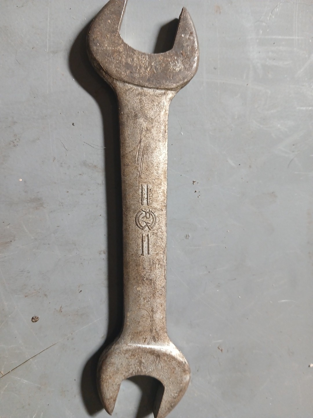 Vintage Honda Motors HM Double Open End Wrench 14mm & 17mm