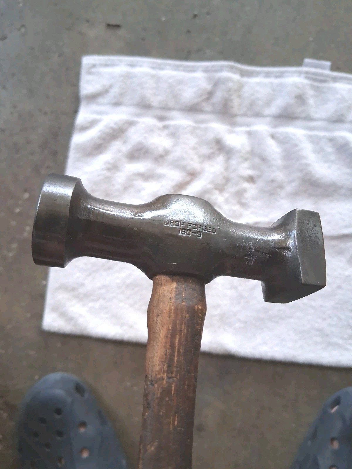 VTG Fairmount Cleveland Drop Forged 160-G Auto Body Hammer Original Handle USA