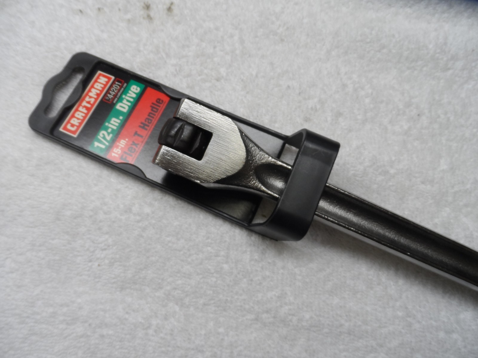 Craftsman 1/2″ Drive 15″ Flex Head Breaker Bar, USA, VVV – Part # 44201 (tag)
