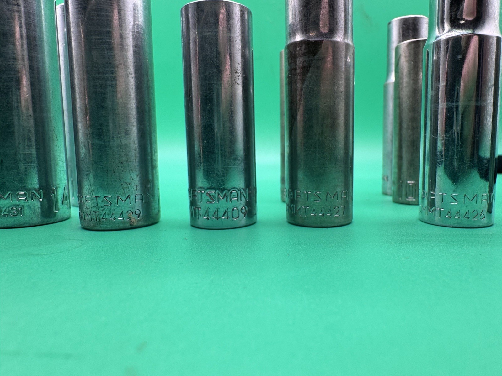 Craftsman CMMT Deep Metric Socket Lot 1/4” & 1/2” Drive 9mm-16mm; 19mm; Extras