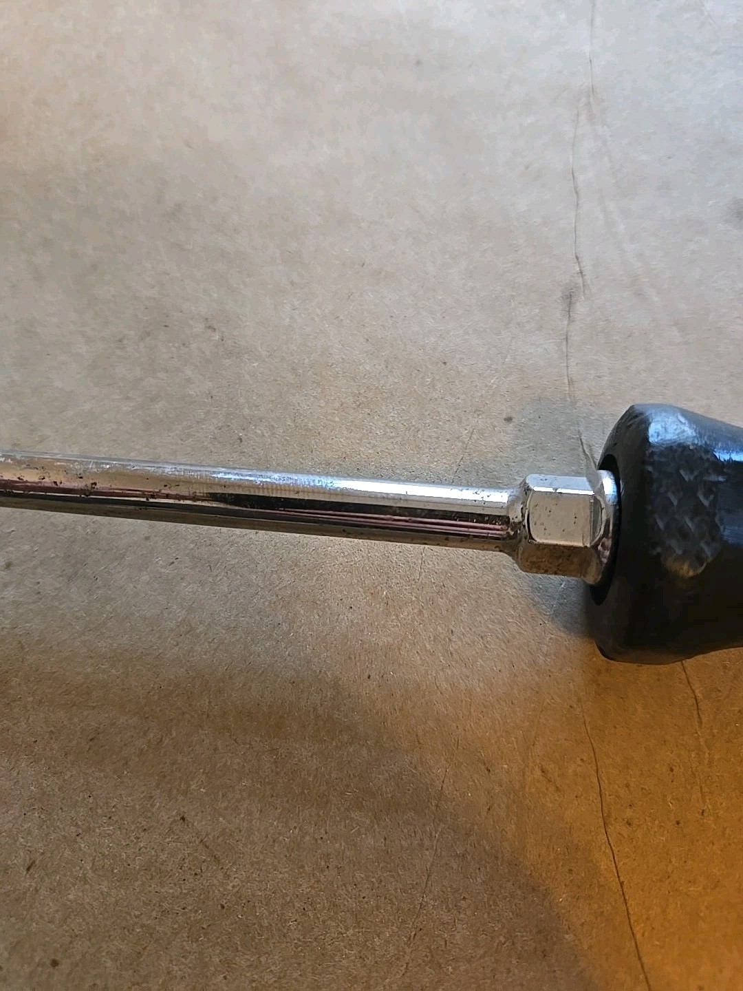 Snap On 5/16″×6″ Blade Screwdriver Black Hard Handle USA SDD6