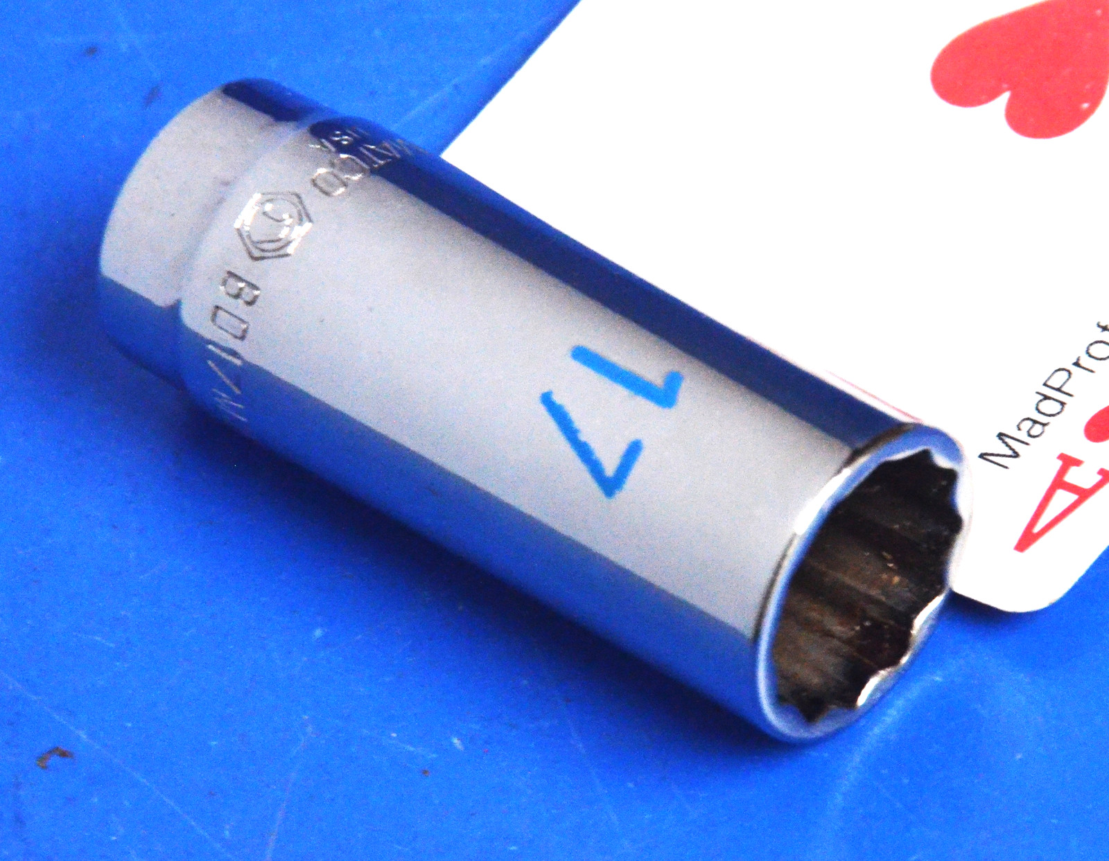 MATCO USA 3/8″ drive 17mm Metric Deep Chrome 12-point Socket wrench BD17M2A NEW