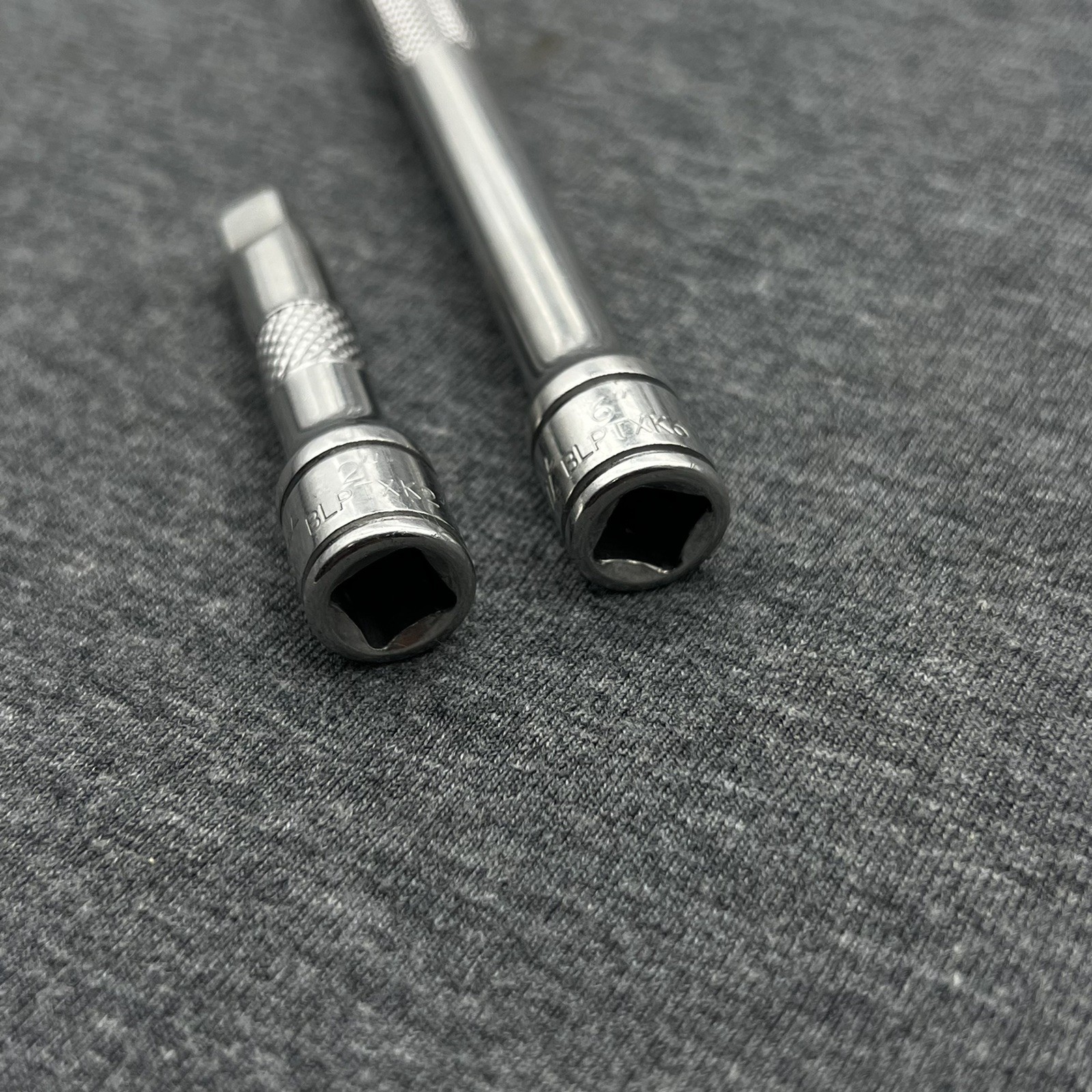 Blue Point 2pc 1/4″ Drive Knurled Extension Set 2” & 6” Long BLPTXK2 BLPTXK6