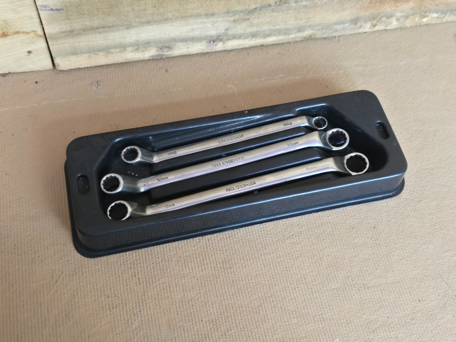 Matco RBDL 11-15 mm 3 Piece 12 Point Metric Deep Off-Set Box-End Wrenches USA