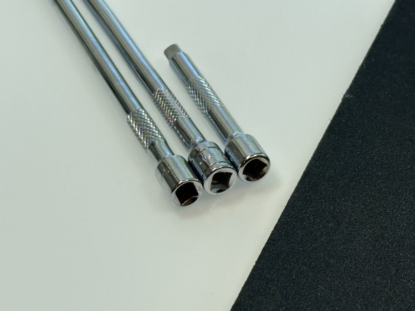 🇺🇸 NEW SK Tools USA 3pc Knurled 1/4” Drive Extension Set Lot, 3” 6” 10”