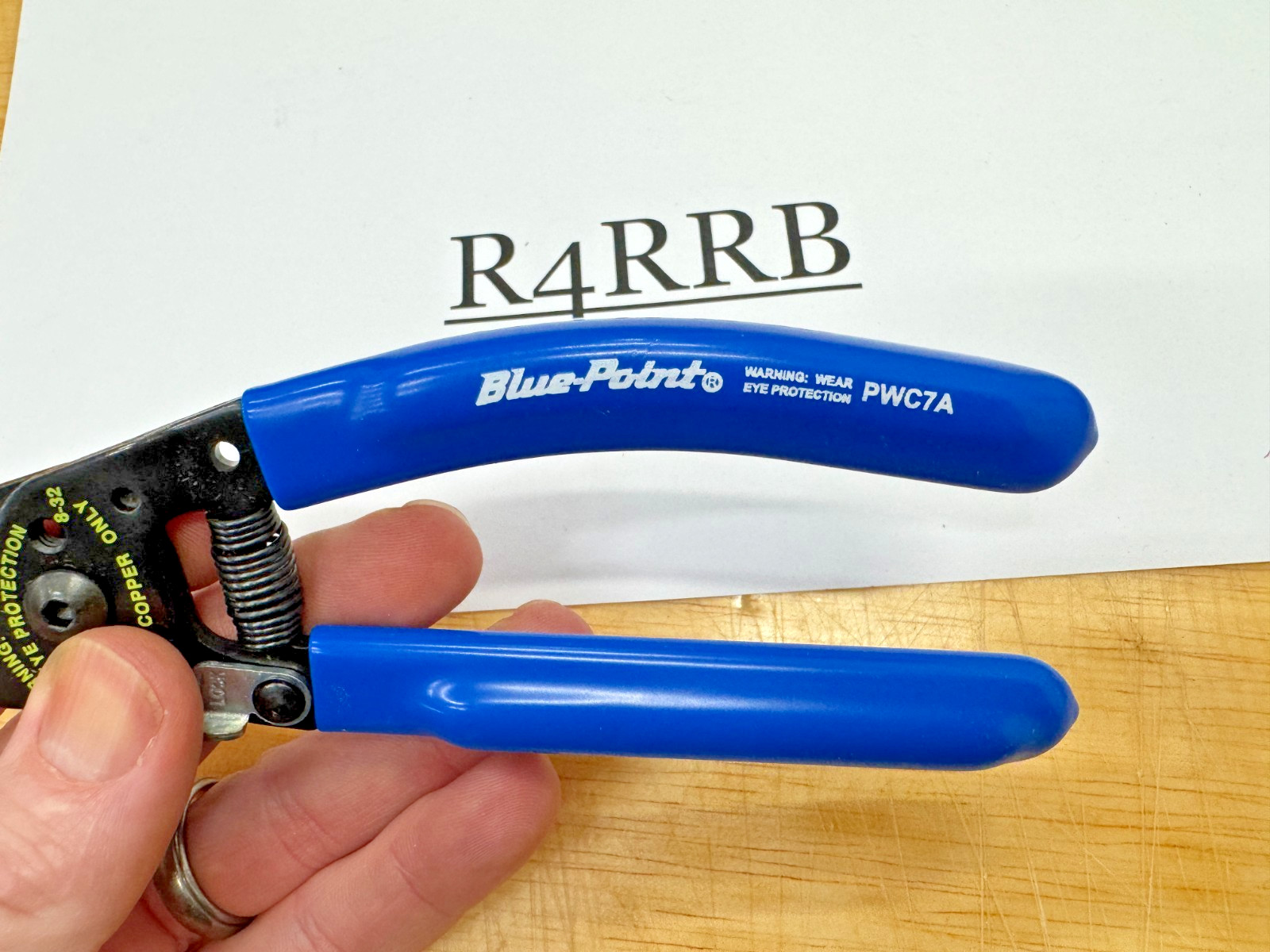 Blue-Point Tools MADE IN USA NEW Soft Grip 7″ Wire Stripper Cutter Pliers PWC7A
