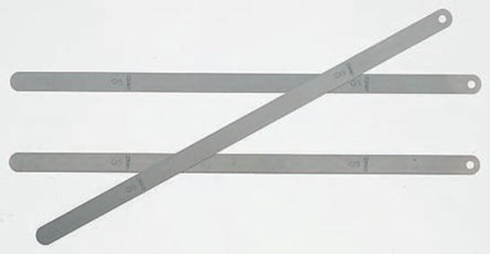 1 x Starrett DY5122 Steel Feeler Gauge, Single Blade