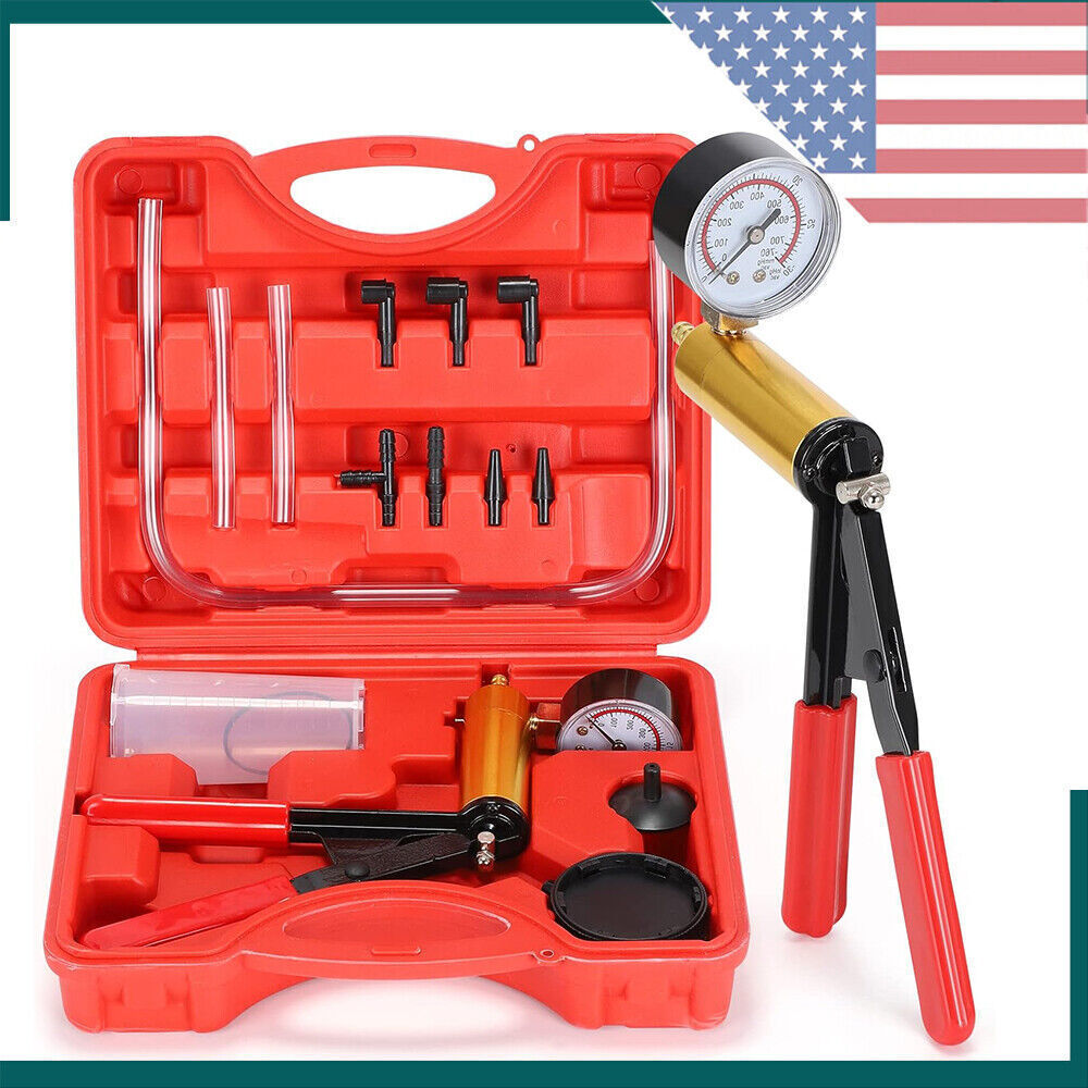 2-in-1 Brake Bleeder & Vacuum Pump Kit Handheld Vacuum Brake Bleeder Pump Tool