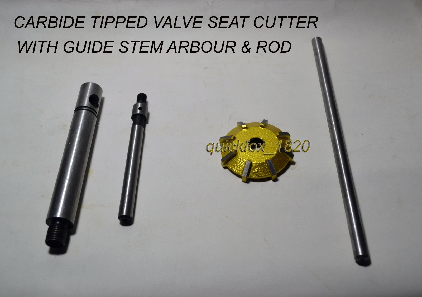 VALVE SEAT CUTTER CARBIDE TIPPED 1.500 – 45 DEG TO CUT HARD WORN OUT SEATS
