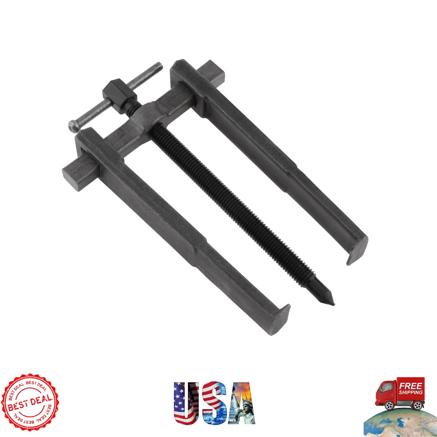 Heavy-Duty 8-Inch Carbon Steel Bearing Puller – Adjustable for Precision Use