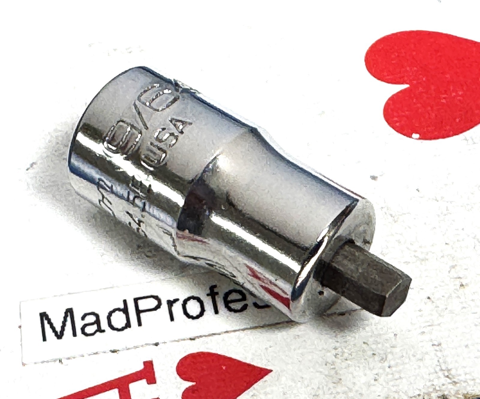 Snap-on 1/4″ drive Stubby Length Short SAE 9/64″ Hex socket driver TMAXS4.5E NEW