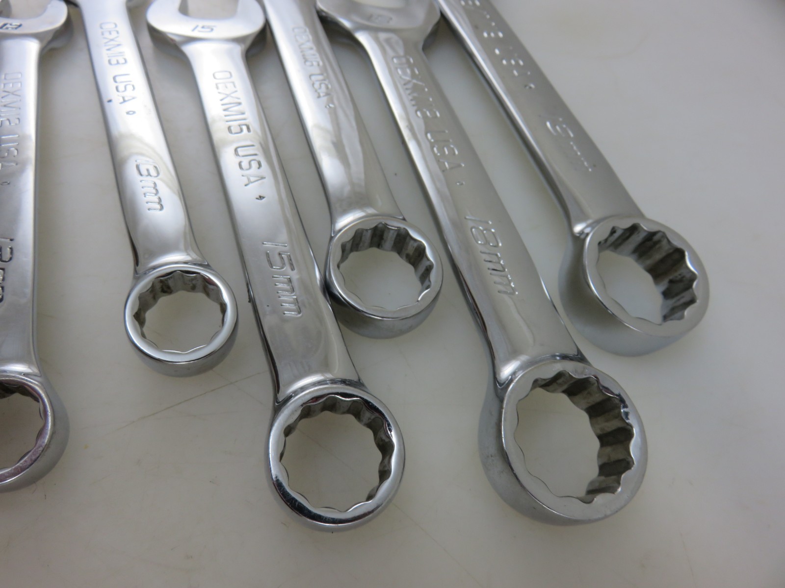 Snap-On OEXM SHORT Metric Combination Wrench 6mm-19mm 12pc Set Made In USA