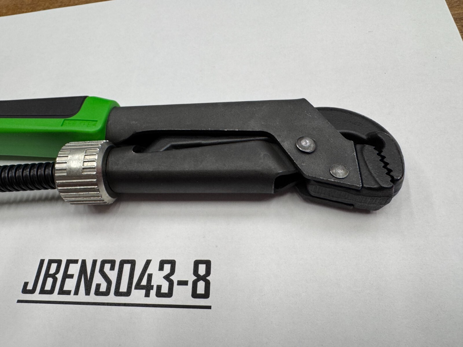 Snap-on Tools NEW GREEN 8-5/8″ Soft Grip Quick Adjust Pliers Wrench PWZ0QAG