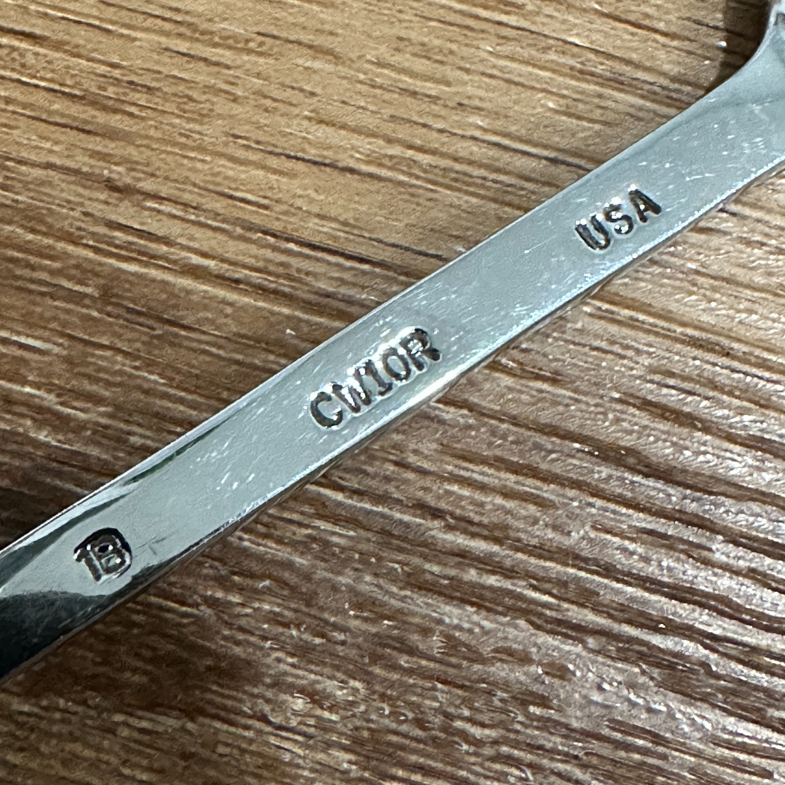Mac Tools 5/16″ 12PT SAE Short Chrome Combination Wrench USA CW10R Full Polish