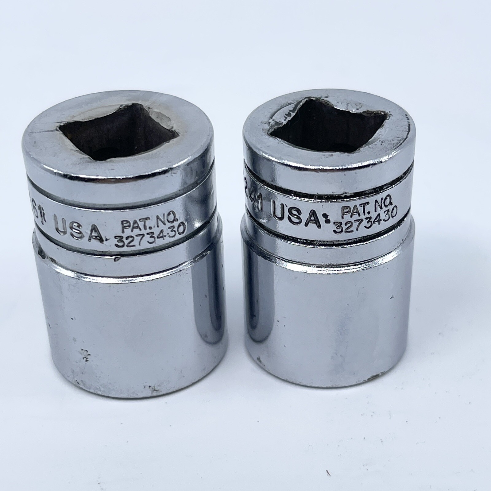 SNAP-ON TOOLS 1/2″ DR 16PT 13/16″ & 3/4″ SAE MODEL: SW241-SW261 SHALLOW SOCKETS