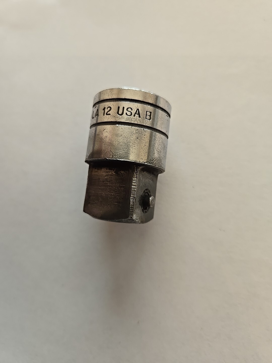 Snap On 1/2″ F To 3/4″ M Drive Chrome Locking Button Adaptor Socket LA12