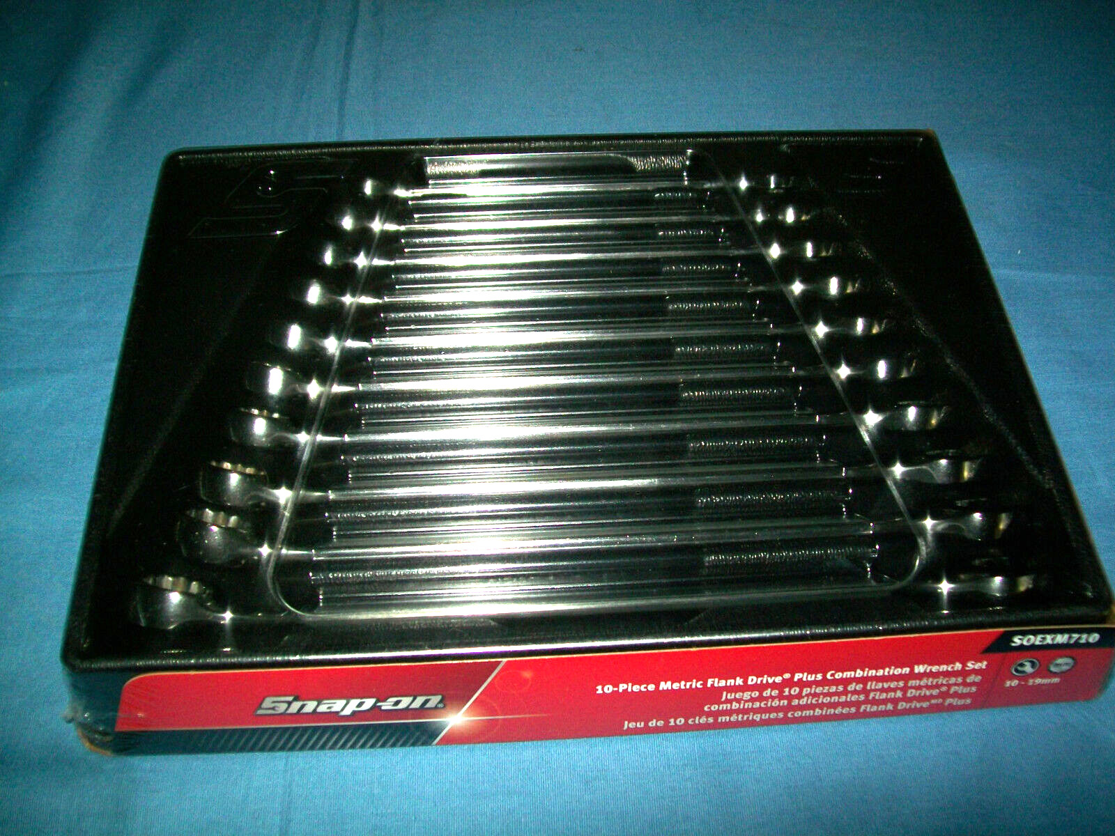 NEW Snap-on™ 10 thru 19 mm 12-point box FLANK drive PLUS Wrench Set SOEXM710
