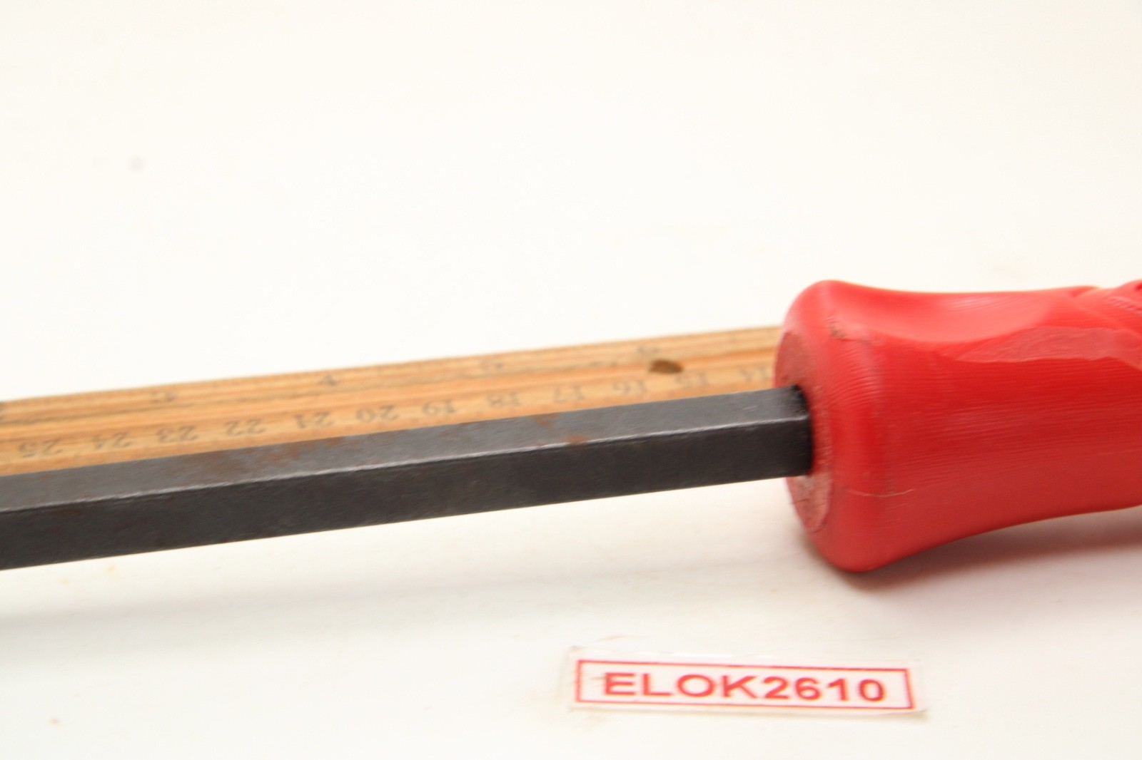 Snap-on Tools SPBS12A 12″ Red Hard Grip Handle Striking Pry Bar USA