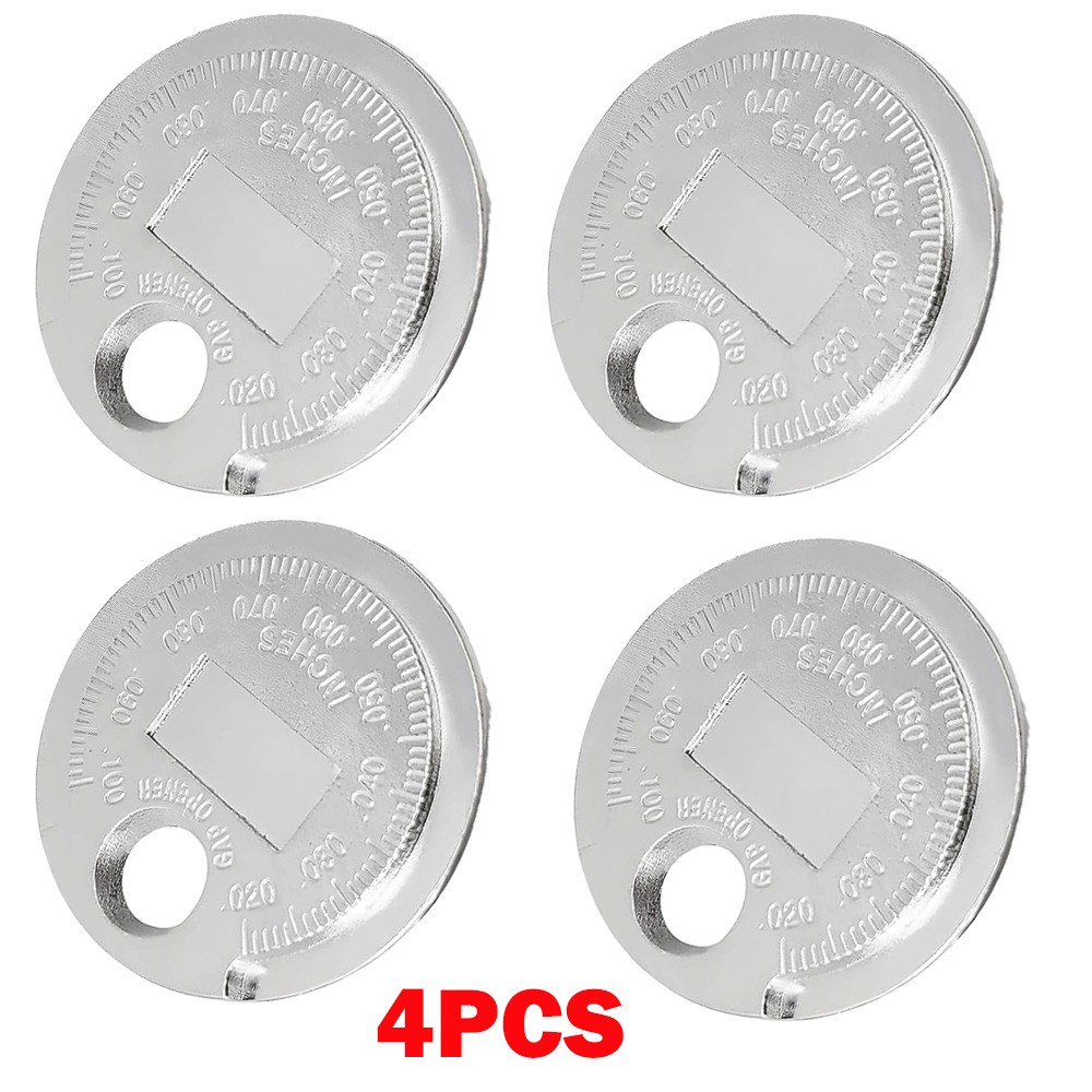 4x Spark Plug Gap Tool Gapper Gauge Universal Car Engine Tuner Mechanic Tool USA