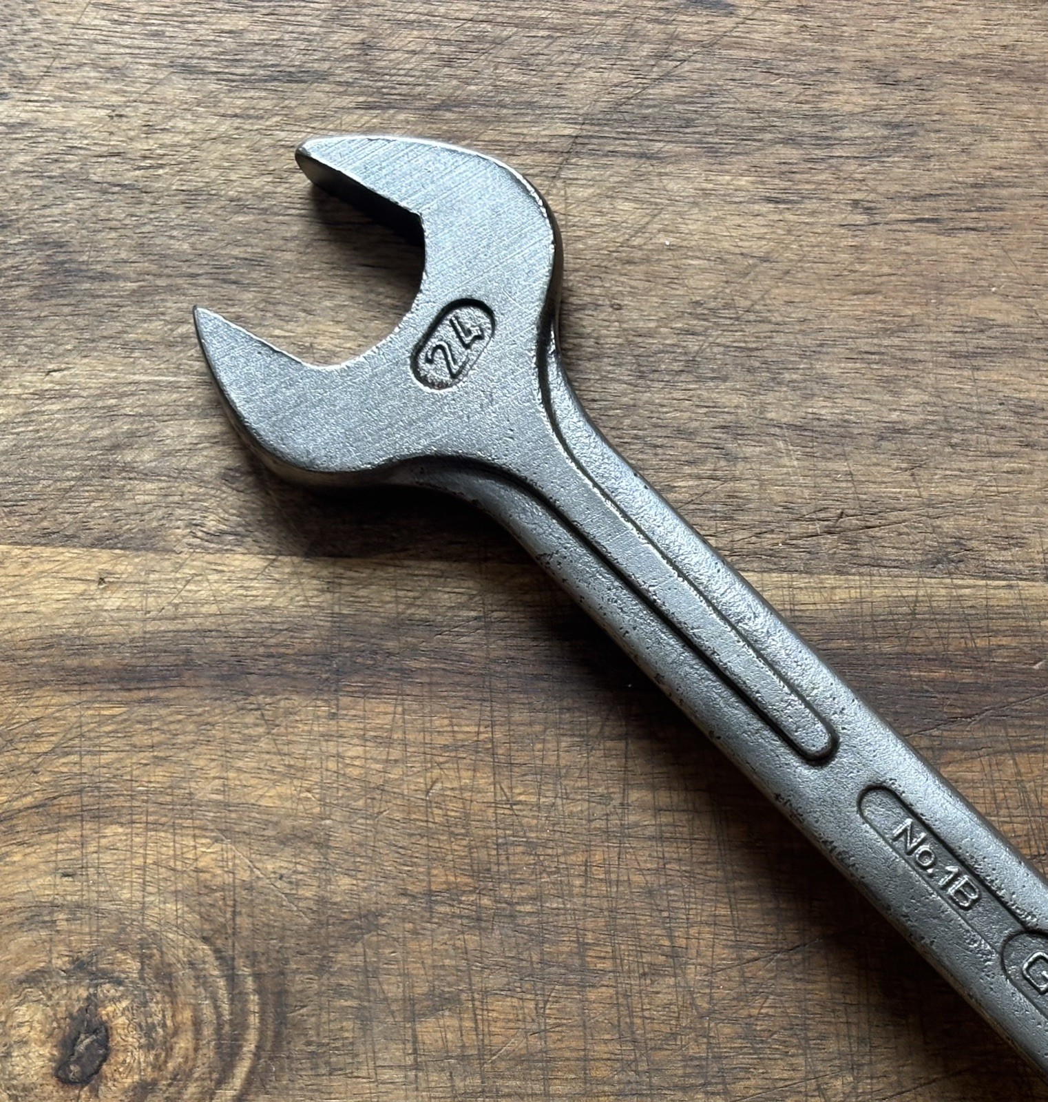 GEDORE No1B – 24mm metric – Cranked Combination Spanner . High Quality German
