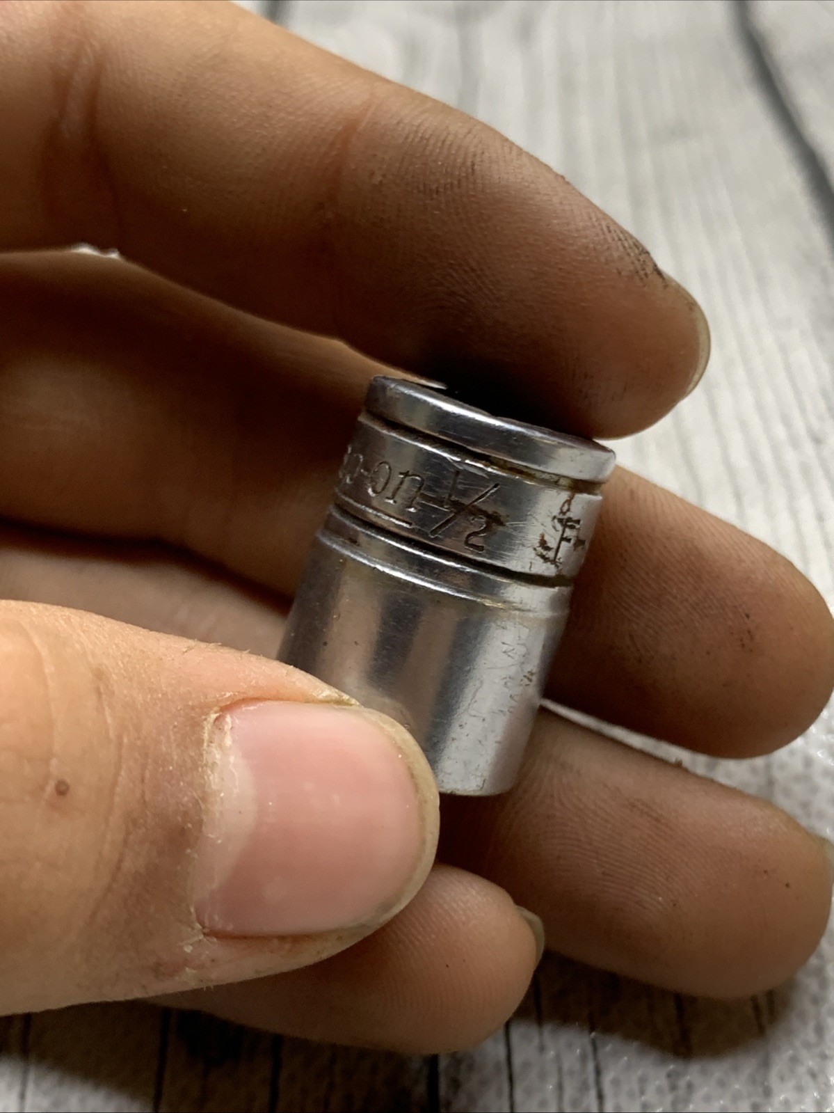 Snap On 1/2″ Shallow Socket 12 Point F161 USA