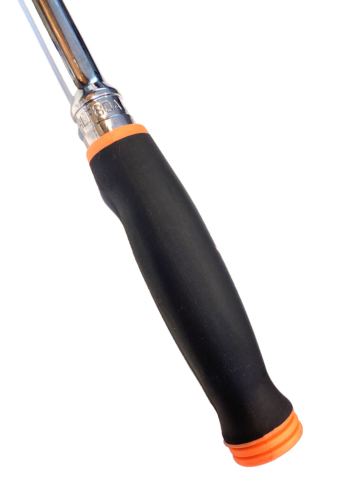 Snap On SHLF80A 1/2″ Drive ORANGE Soft Grip Long Handle Flex Head Ratchet MINT