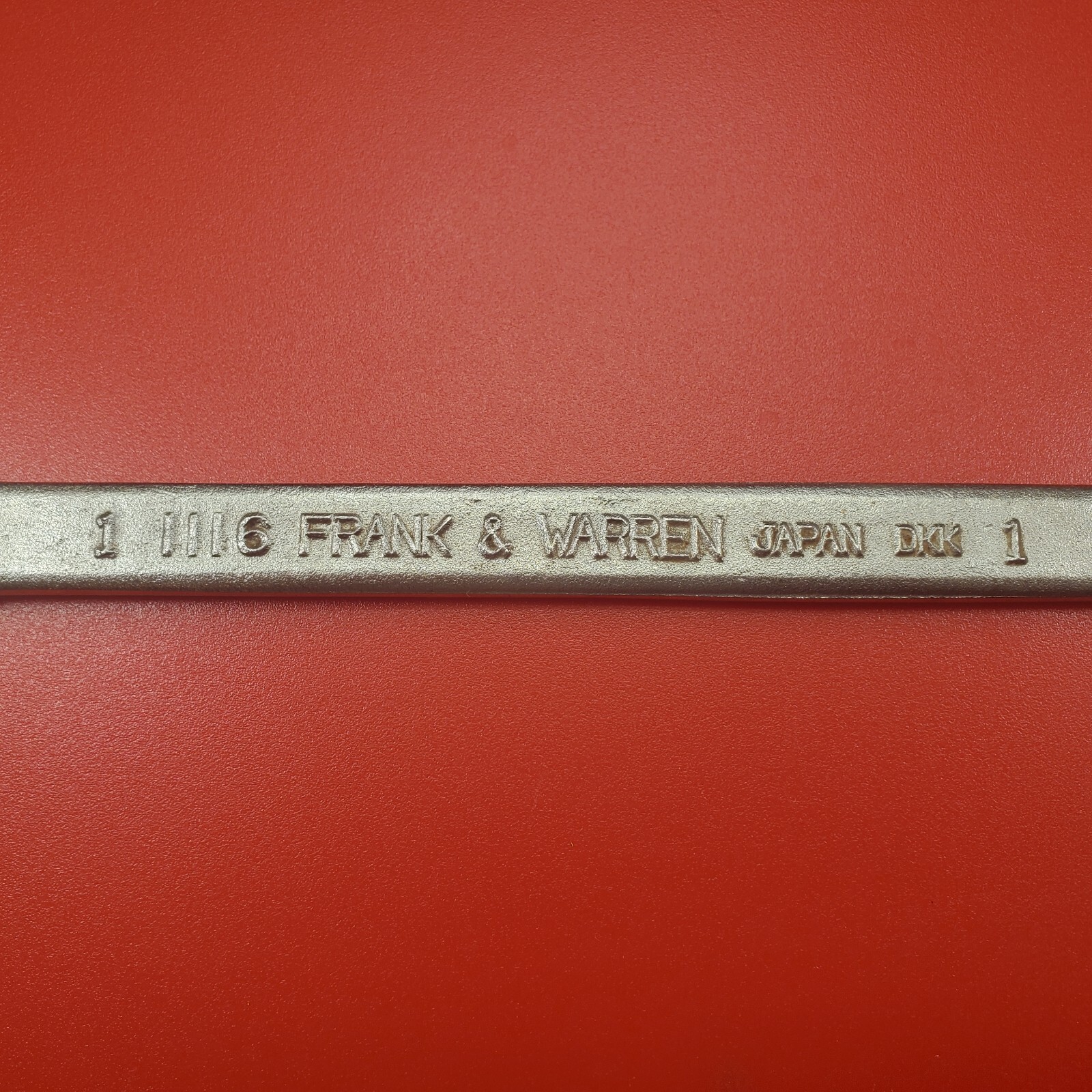 Frank & Warren 1″ Combination Wrench SAE 12 Point #1116 Made in Japan Vintage