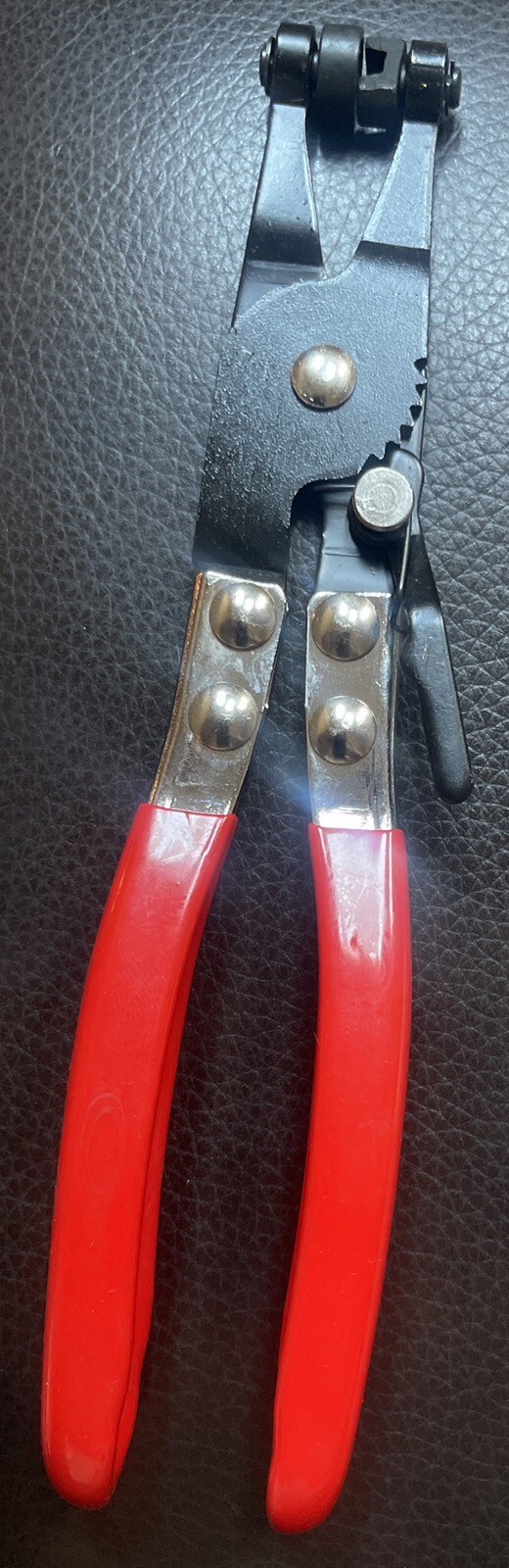 New 8.6in Straight Flat Band Hose Clamp Pliers Professional Car Repair Tools
