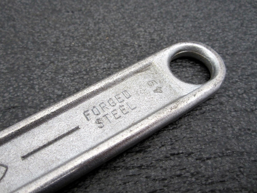 Vintage Ridgid 10″ Adjustable Wrench No. 710 Made in USA