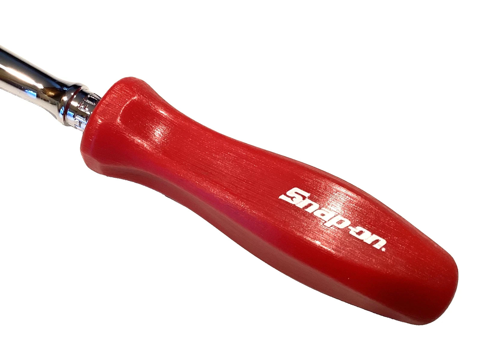 Snap On Tools NEW 1/4” Drive RED Hard Handle Flex Head Chrome Ratchet THLFD72